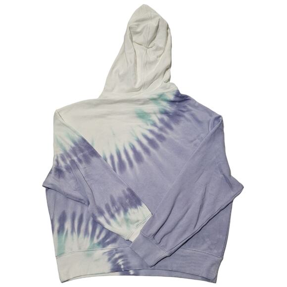 Wildfox New Cropped Tie Dye French Terry Hoodie size M - Picture 2 of 12